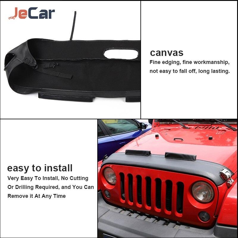 ラングラー　JL ノーズブラ MOPAR Jeep純正 フロントフードカバーキット ブラ (グリルカバー