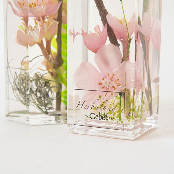 ハーバリウム アーティフィシャルフラワーの桜 お洒落なインテリアに