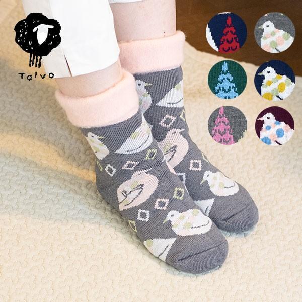 トイヴォ モコモコ ソックス レディース 北欧おしゃれ かわいい靴下 Tolvo 女性 可愛い 冬 暖かい クリスマス 冬 誕生日 退職 引っ越し Gruindag Com