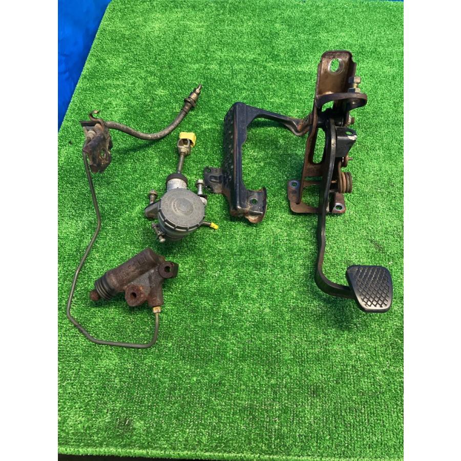 ホンダ 純正品 PP1 ビート クラッチペダル クラッチマスターシリンダー レリーズシリンダー フットレスト セット 平成3年 Y02156