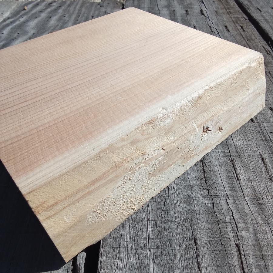 スギ 杉 207×187×47mm 木材 銘木 板材 板 角材 材木 天然木 無垢材 