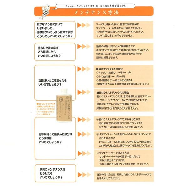 おまけのスポンジ付き 未晒し蜜ロウワックス Aタイプ 1Lの画像
