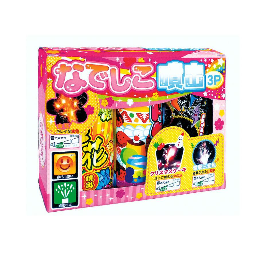 花火 なでしこ噴出 3本セット Sn 目利き屋 通販 Yahoo ショッピング