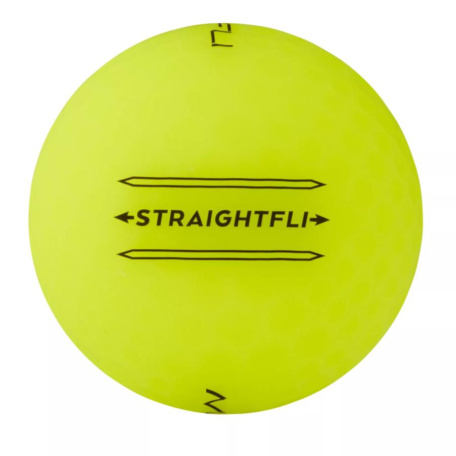 Maxfli (マックスフライ) ゴルフボール Straightfli Golf Balls ストレートフライ マットイエロー 2023年モデル 曲がりにくいボール ルール適合｜okazakiinternational｜03