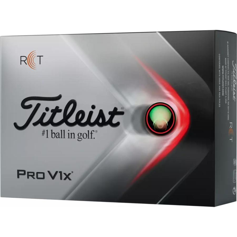 Titleist(タイトリスト)ゴルフボール 2021 Pro V1x RCT Golf Balls 【レーダー式弾道測定器] 【トラックマン