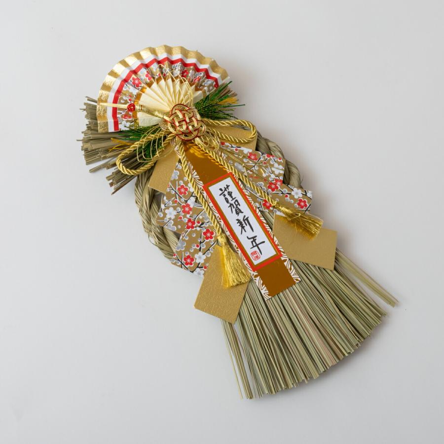 秀〆（HIDESHIME） 正月飾り しめ飾り 玄関飾り リース （金寿