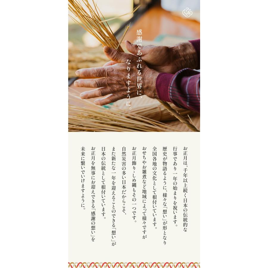 秀〆（HIDESHIME） 日本製 しめ縄 輪飾り 輪じめ 豆〆 注連縄 〆縄