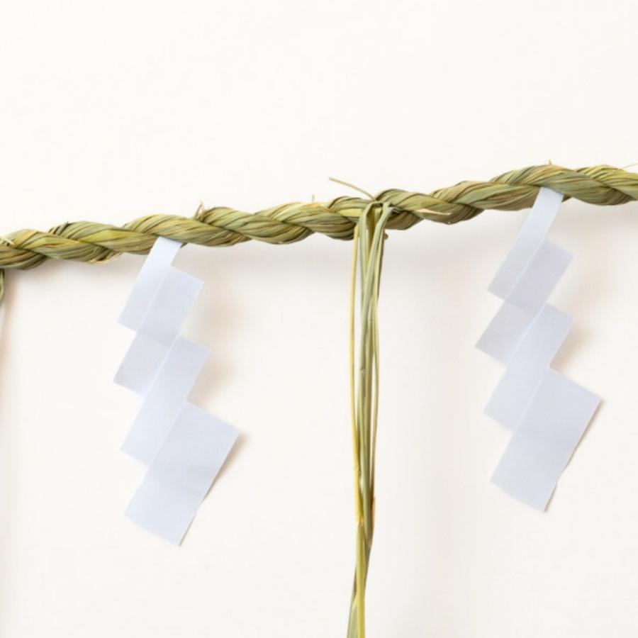 秀〆 地鎮祭 しめ縄 60尺 10間（18m）ヨリの太さ2cm 注連縄 〆縄 成り