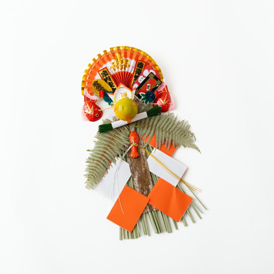 お正月飾り　Ｎｏ．3 秀〆（HIDESHIME） 正月飾り 玄関 玉飾り 3寸玉 伝統 扇 自宅用 会社