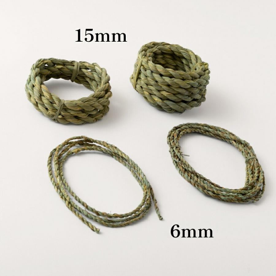 秀〆 地鎮祭 しめ縄 飾り縄 左縄 12尺 2間（360cm）6mm 注連縄