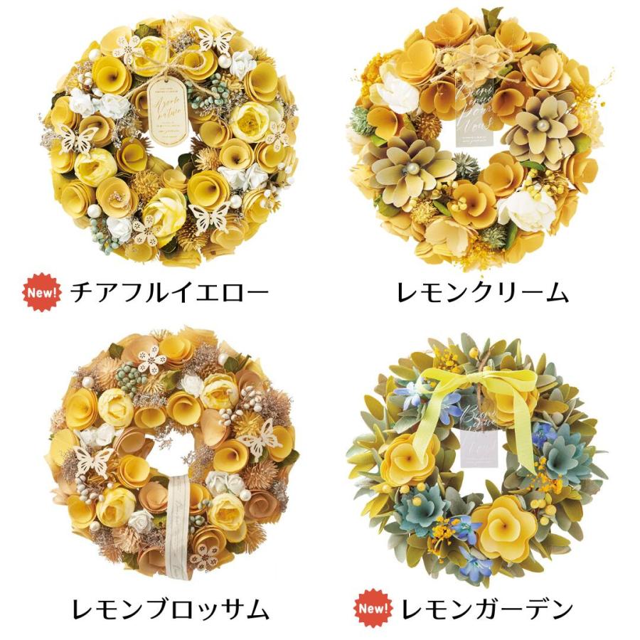 秀〆（HIDESHIME） リース 春 ドライフラワー Mサイズ おしゃれ 選べる