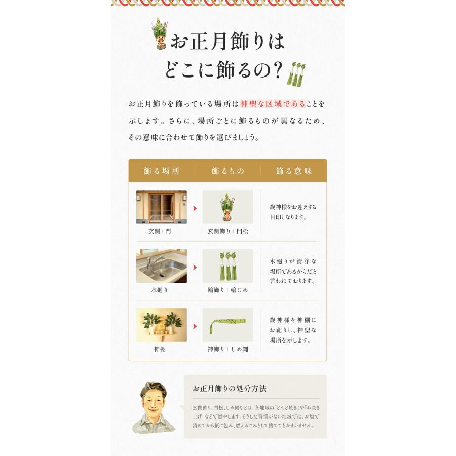 秀〆（HIDESHIME） 門松 90cm 一対 2本組 正月飾り 扇 自宅用 会社