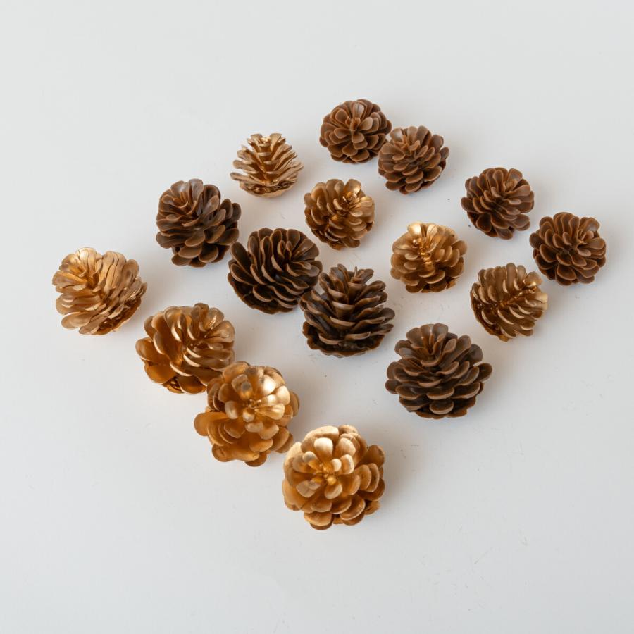 秀〆（HIDESHIME） 水引 材料 プラぼっくり 松ぼっくり プラ 金