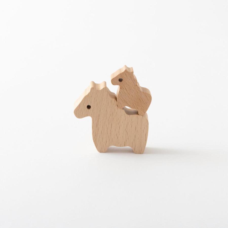 秀〆（HIDESHIME） 干支 巳 木製 置物 馬 うま 2026年 正月飾り 正月