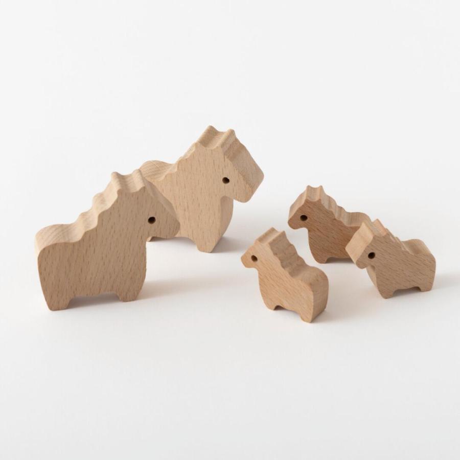 秀〆（HIDESHIME） 干支 巳 木製 置物 馬 うま 2026年 正月飾り 正月