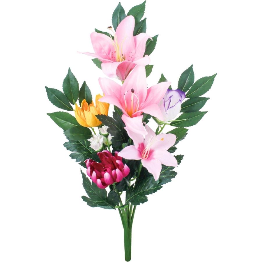お盆飾りセットNO37、NO7花菖蒲 秀〆（HIDESHIME） お盆用品 お盆飾り 初盆 新盆 造花 仏花 エコ仏花