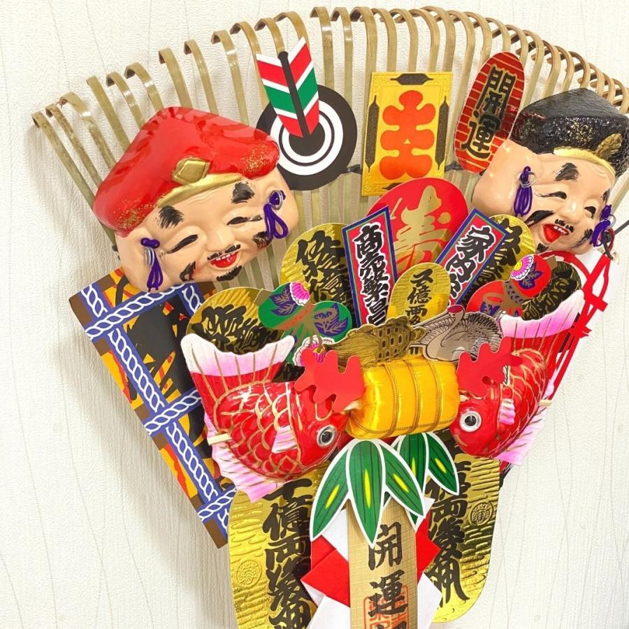 秀〆（HIDESHIME） 熊手 縁起物 関西流熊手15寸（上） 飾り方 酉の市