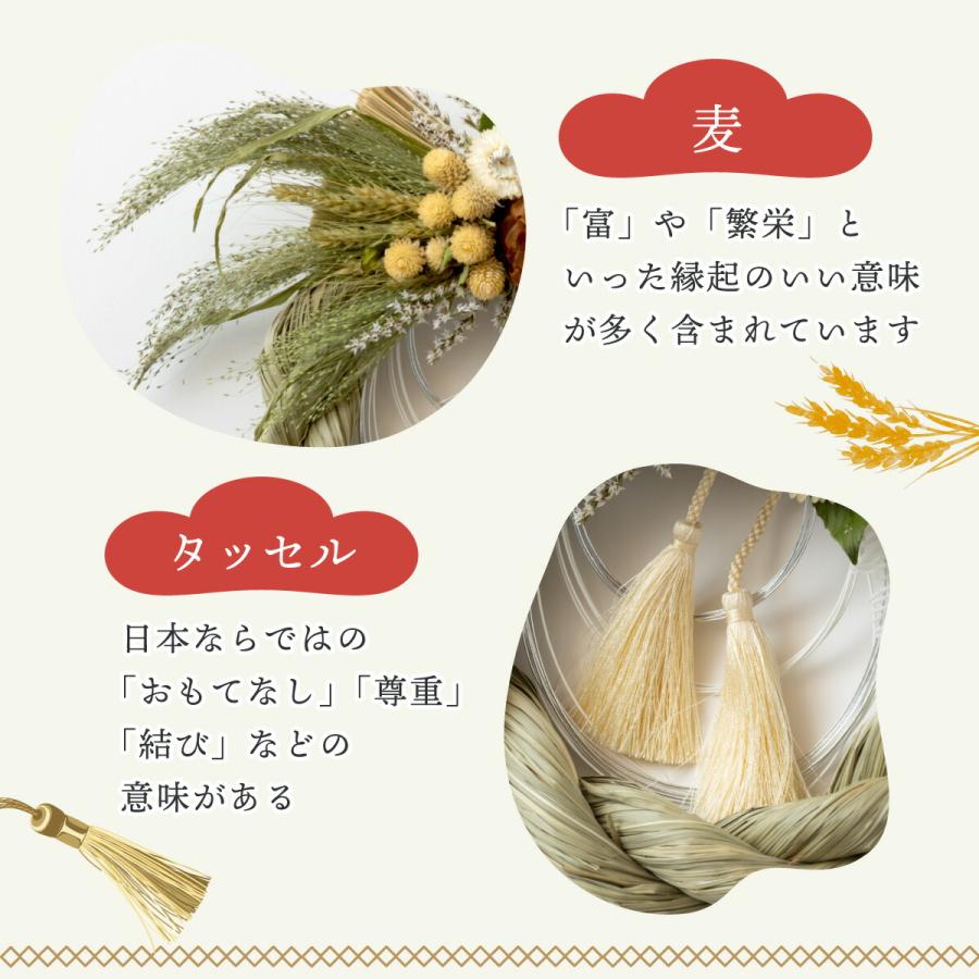 秀〆（HIDESHIME） 正月飾り しめ縄 国産 ドライフラワー おしゃれ