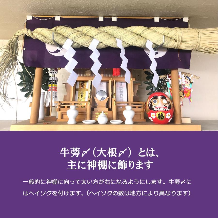 秀〆（HIDESHIME） 国産 日本製 しめ縄 神棚 6尺 ごぼう 注連縄 〆縄