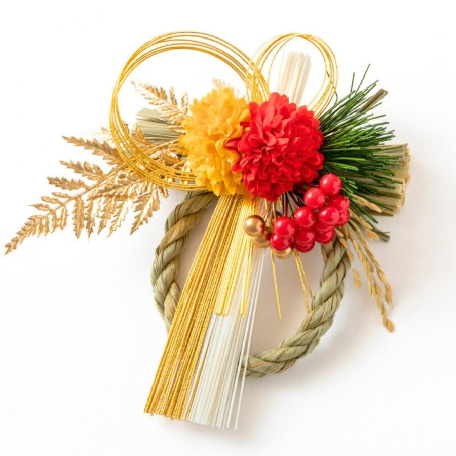 秀〆（HIDESHIME） 日本製 正月飾り 玄関 モダン しめ縄飾り 豪華