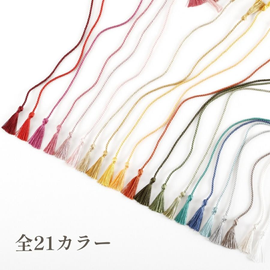 秀〆（HIDESHIME） 正月飾り 材料 タッセル 3本入 45cm 21種類 紐