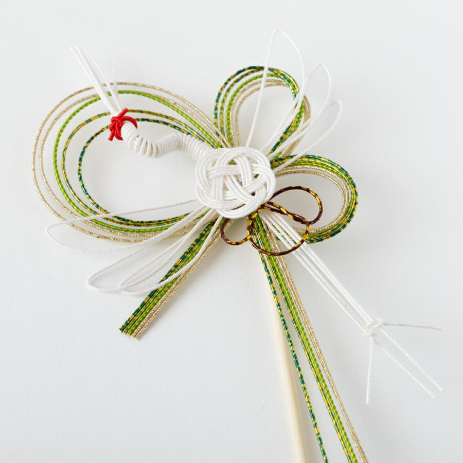 秀〆（HIDESHIME） 正月飾り 材料 つるピック 赤 緑 パーツ 素材