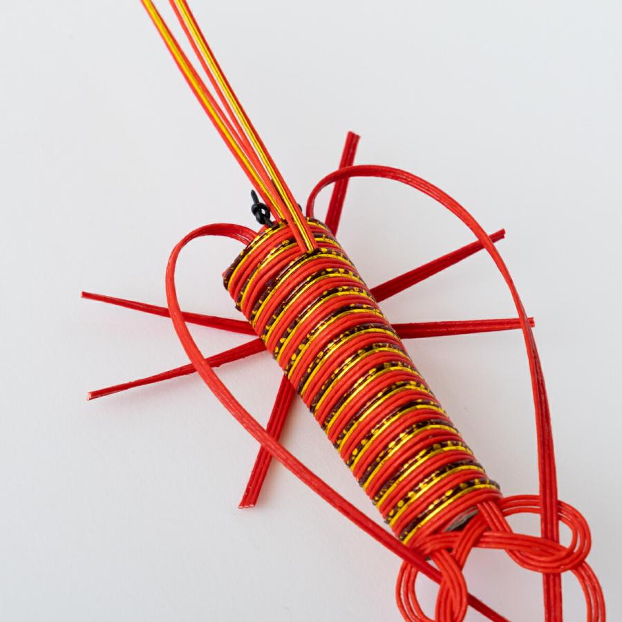 秀〆（HIDESHIME） 水引 材料 水引海老 小 パーツ 素材 ハンドメイド