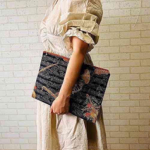 ピアノ ポーチ ブラック ピアノ発表会プレゼント 音楽 ヴァイオリン 楽譜 プレゼント お祝い ポーチ ゴブラン ブラック ドガ モチーフ | 