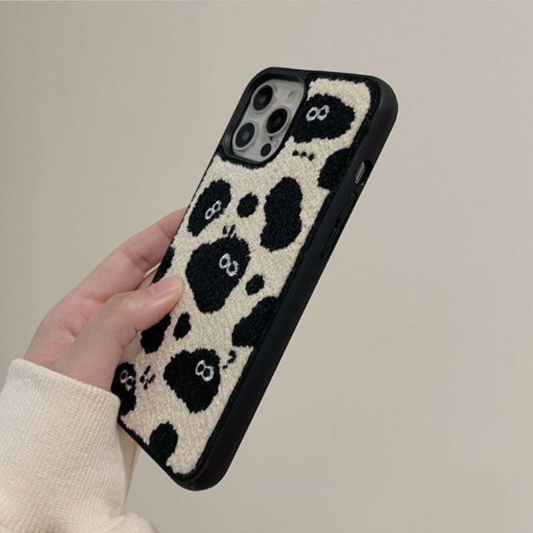 立体的 モンスター 妖精 iPhone13 ふわふわ ケース あったか 怪獣 怪物