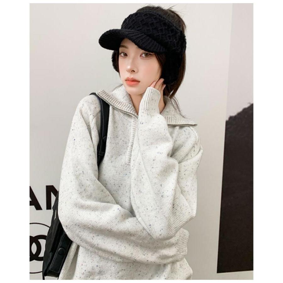 ゴルフウェア バイザー ゴルフ サンバイザー 耳当て ファー耳当て 厚手