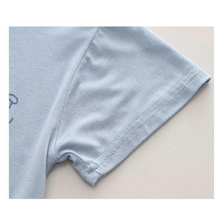 110 半袖/7分袖 薄手 男の子 ガールズ 女の子 パジャマ キッズ ボーイズ 子供服 夏 部屋着 ルームウェア Tシャツ 上下セット チェック柄 |  | 13