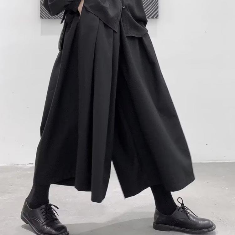 ハカマパンツ ガチョウパンツ サルエル 9分丈 薄手 サルエルパンツ