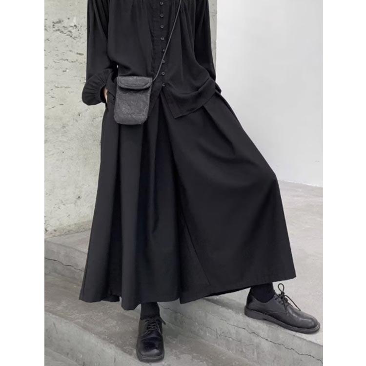 ハカマパンツ ガチョウパンツ サルエル 9分丈 薄手 サルエルパンツ