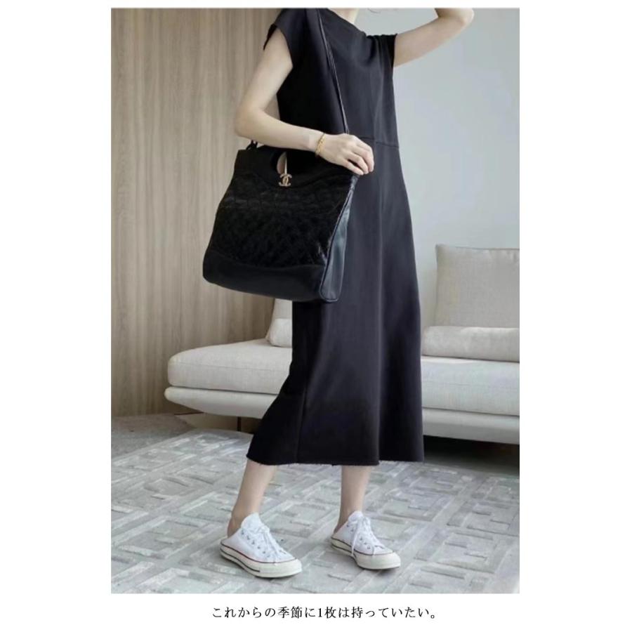 tシャツワンピース カットソー ディース Tシャツワンピ 半袖 ワンピース フレンチスリーブ 春 夏 無地 tシャツワンピース 大人 マキシワンピース |  | 12