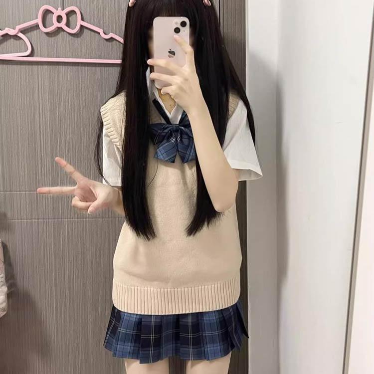 女子 無地 スクール ニットベスト 春 ベスト 制服ベスト Vネック 女子 無地 スクール ニットベスト 春 ベスト 制服ベスト Vネック