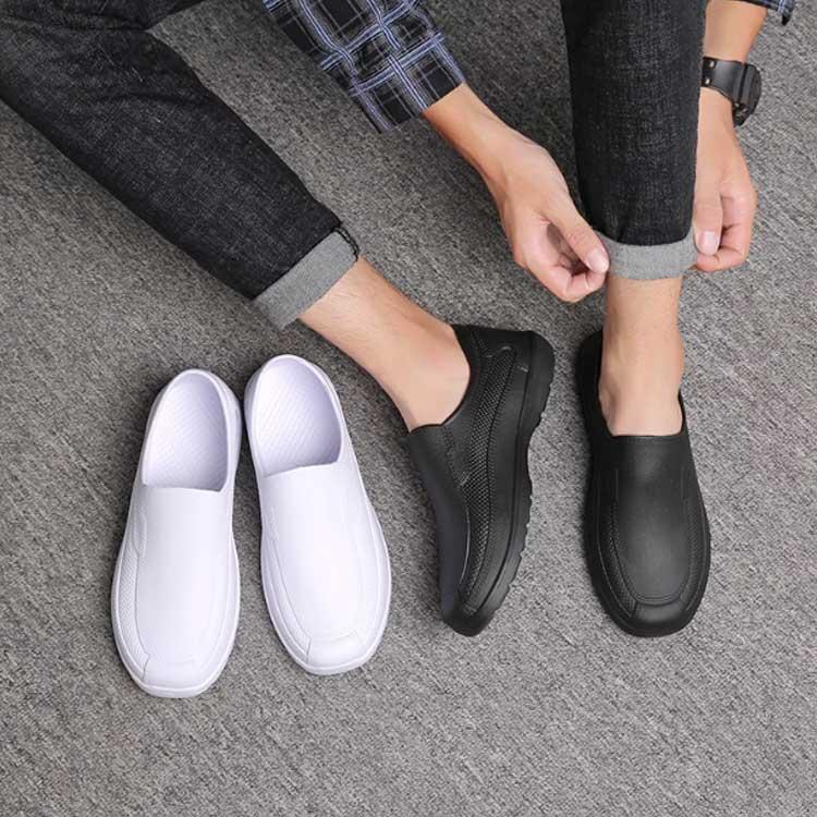 コックシューズ レディース メンズ 厨房靴 作業靴 超軽量 業務シューズ 滑りにくい ブラック ホワイト 耐水 耐油 撥水 飲食店 キッチン 業務用 |  | 01