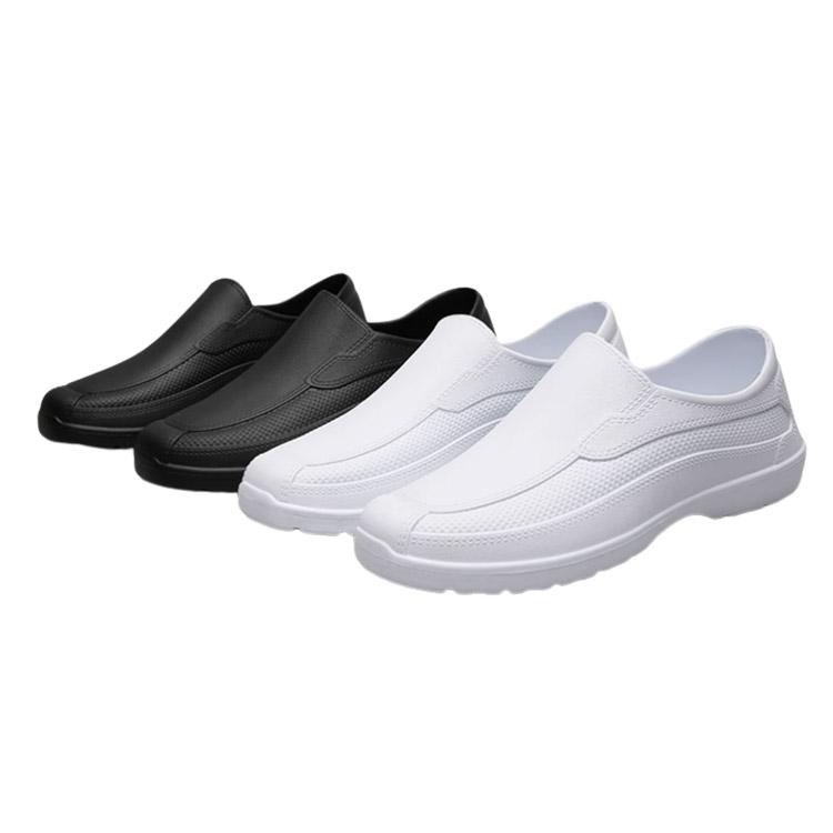 コックシューズ レディース メンズ 厨房靴 作業靴 超軽量 業務シューズ 滑りにくい ブラック ホワイト 耐水 耐油 撥水 飲食店 キッチン 業務用 |  | 04