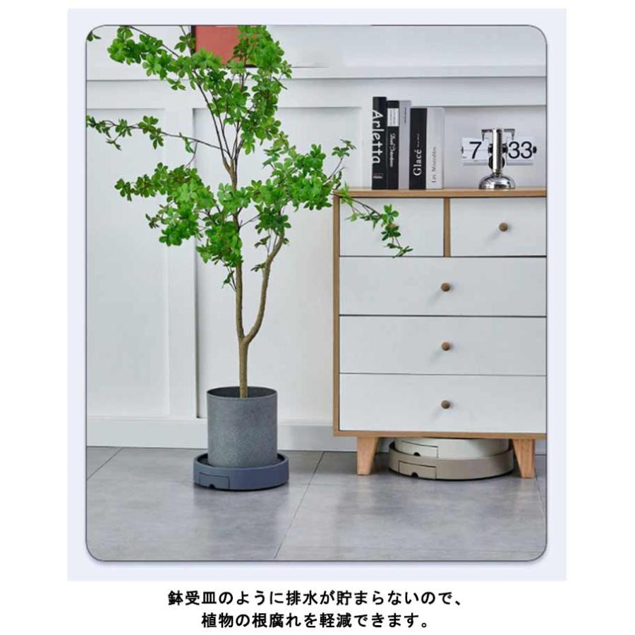 キャスター付き 鉢置きスタンド 鉢台 鉢置き 静音キャスター 鉢受台 鉢置台 排水トレー付き 鉢皿 受け皿 受皿 台車 植木鉢台 鉢植え台 プランター |  | 17
