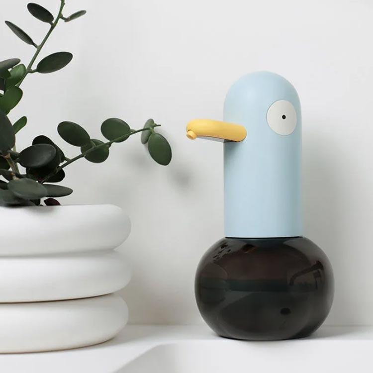 アヒル 吐出量2段階調節 泡 自動 ハンドソープ ソープディスペンサー ディスペンサー 非接触 オートディスペンサー ハンドソープ 食器用洗剤 詰め替 |  | 02