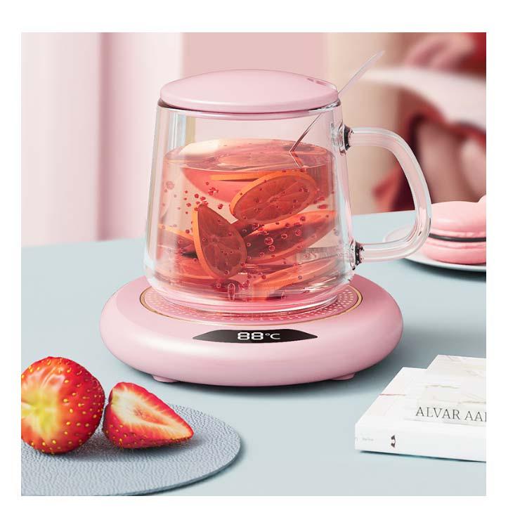 保温コースター 3段階温度調整55℃ コーヒーウォーマー 65℃ 忘れ防止