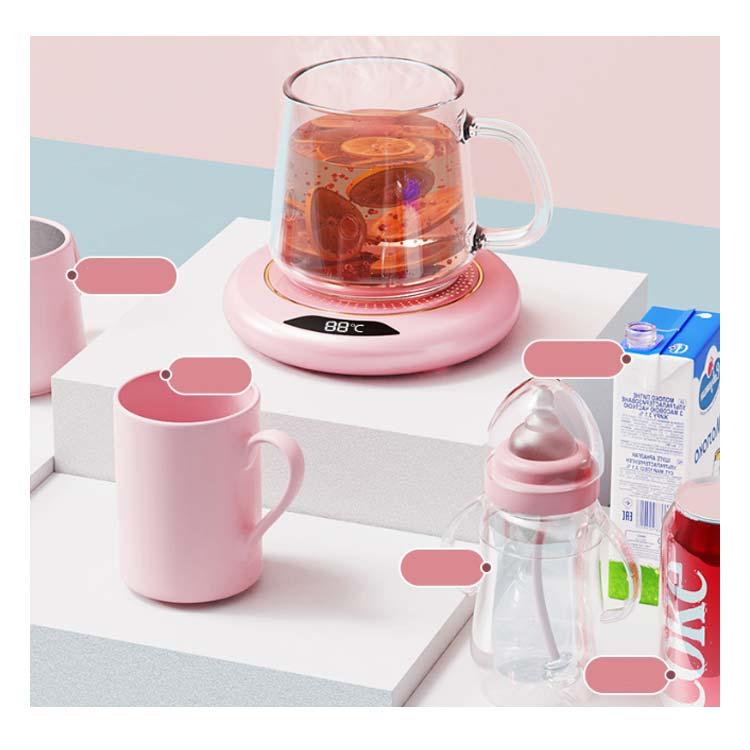 保温コースター 3段階温度調整55℃ コーヒーウォーマー 65℃ 忘れ防止