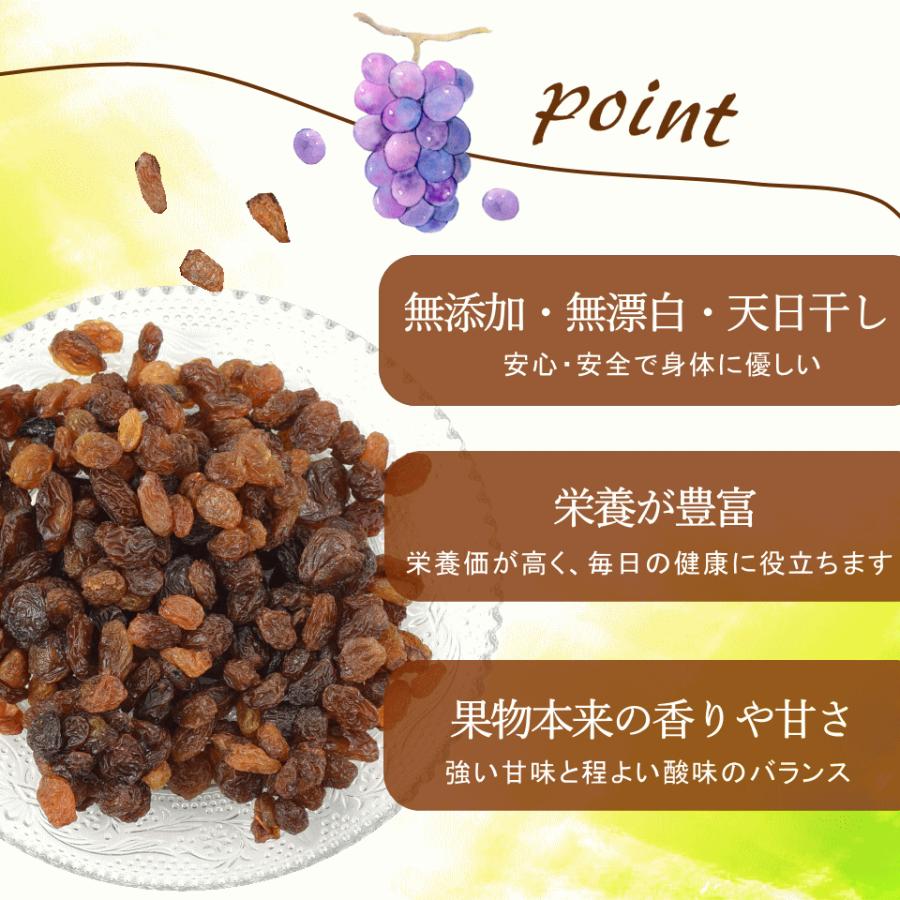 ドライフルーツ 有機 サルタナレーズン 1kg(500g×2) オーガニック 有機