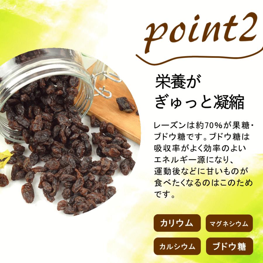 ドライフルーツ 有機 レーズン 1kg(500g×2) オーガニック 有機JAS 無