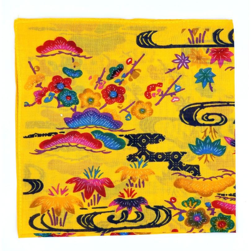 送料300円 沖縄 お土産 雑貨 紅型 プリント ハンカチ 流水柄 黄色 かわいい おしゃれ 限定 沖縄土産 沖縄お土産 沖縄雑貨 雑貨 Bingata Ht Rsys オキアジ 通販 Yahoo ショッピング