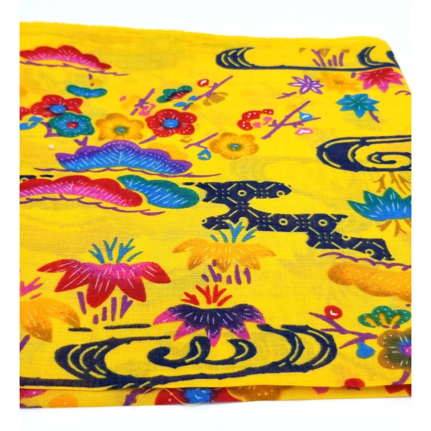 送料300円 沖縄 お土産 雑貨 紅型 プリント ハンカチ 流水柄 黄色 かわいい おしゃれ 限定 沖縄土産 沖縄お土産 沖縄雑貨 雑貨 Bingata Ht Rsys オキアジ 通販 Yahoo ショッピング