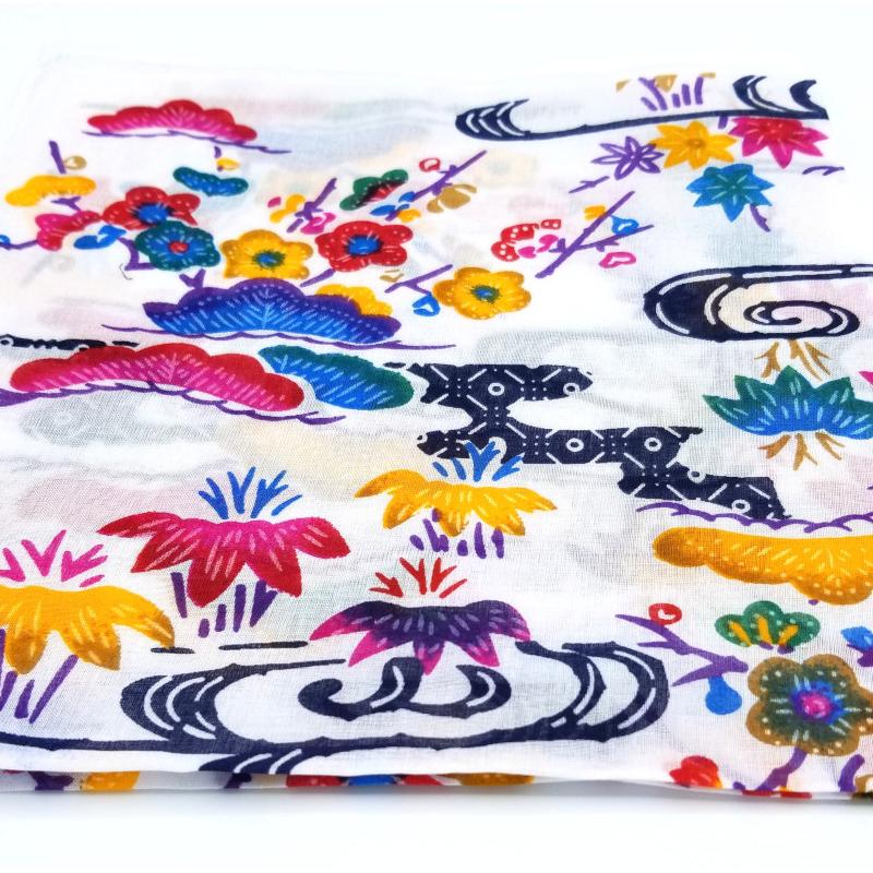 沖縄 お土産 雑貨 紅型 プリント ハンカチ 流水柄 かわいい おしゃれ 限定 沖縄土産 沖縄お土産 沖縄雑貨 雑貨 Bingata Ht Rw オキアジ 通販 Yahoo ショッピング