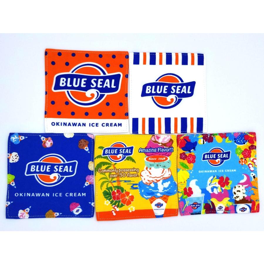 沖縄 お土産 雑貨 ブルーシール コースター 5枚セット 縦11cm横11cm グッズ Blueseal C5 オキアジ 通販 Yahoo ショッピング