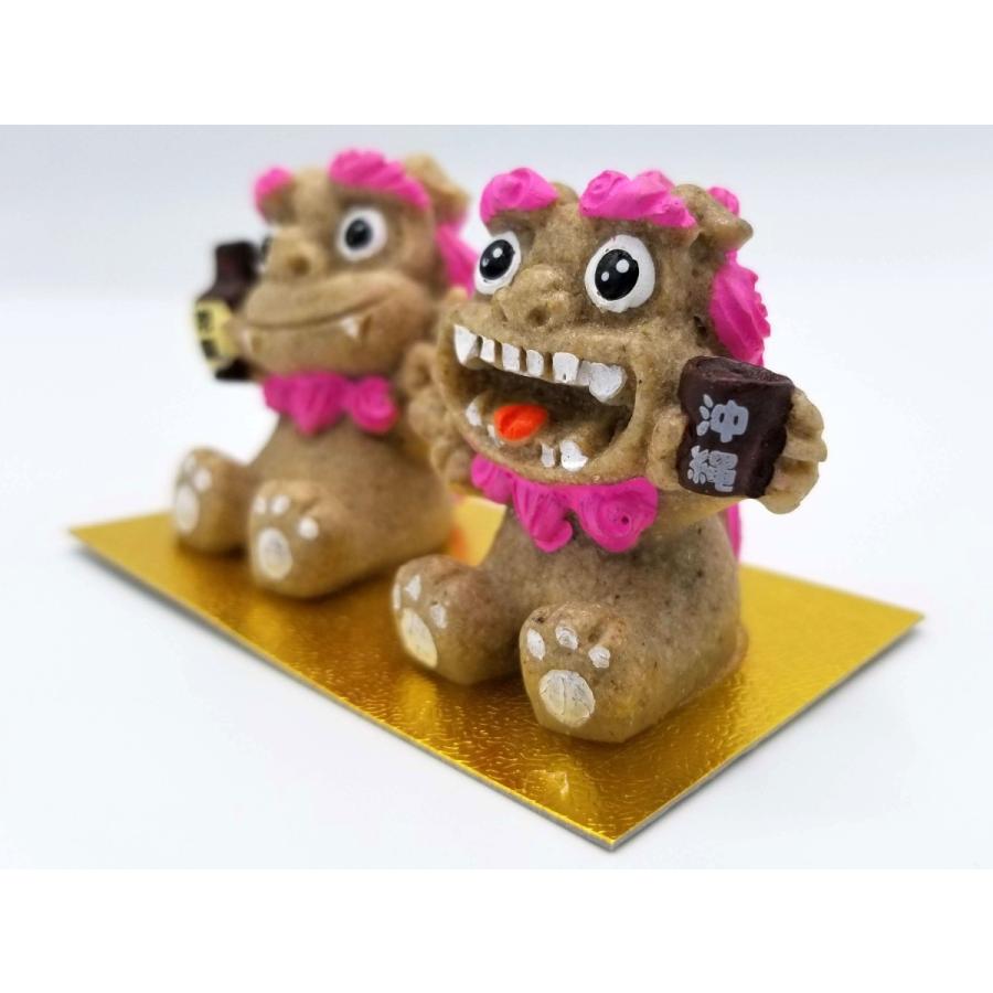 沖縄 お土産 シーサー 泡盛乾杯シーサー ピンク 置物 魔除け 雑貨 かわいい おしゃれ かっこいい 限定 沖縄土産 沖縄お土産 Case Aps オキアジ 通販 Yahoo ショッピング