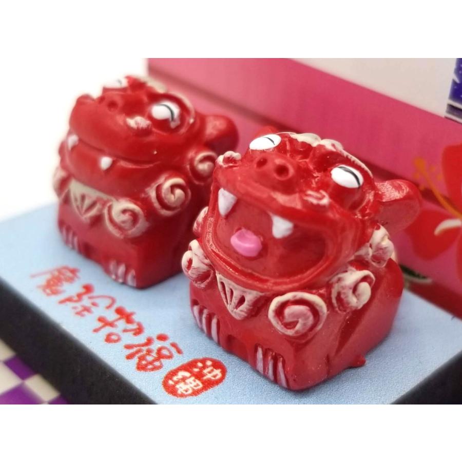 安心の定価販売 沖縄 お土産 シーサー ちび助 赤 置物 魔除け 雑貨 かわいい おしゃれ かっこいい 限定 沖縄土産 沖縄お土産
