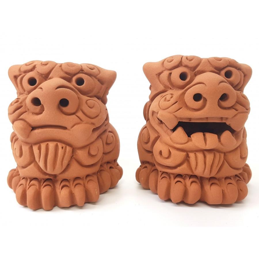 沖縄 お土産 シーサー ずっしり重い 素焼き 顔デカ シーサー 置物 魔除け 雑貨 かわいい おしゃれ かっこいい 限定 沖縄土産 沖縄お土産 Suyakikaos オキアジ 通販 Yahoo ショッピング